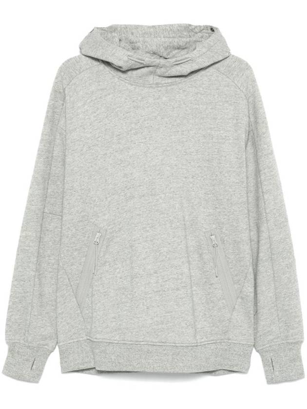 Diagonal Raised Fleece Goggle Hoodie Grey - CP COMPANY - BALAAN 1