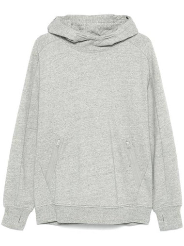 Diagonal Raised Fleece Goggle Hoodie Grey - CP COMPANY - BALAAN 1