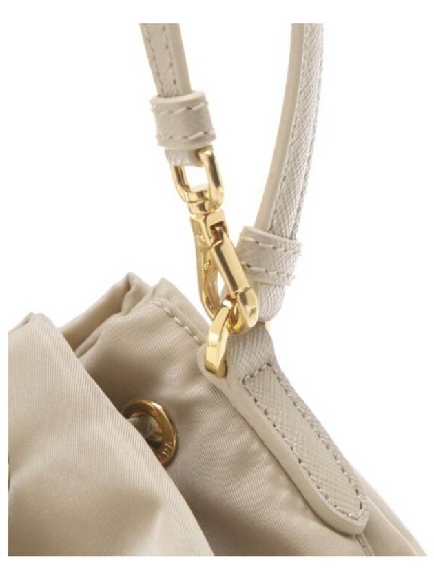 Duet Re-Nylon Bucket Bag Desert Beige - PRADA - BALAAN 5