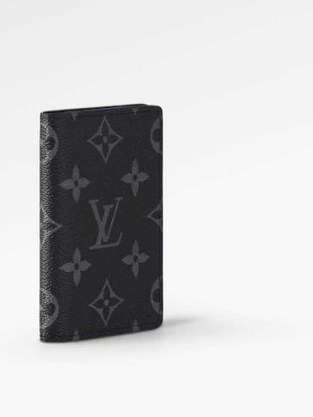 Pocket Organizer Monogram Card Wallet Black - LOUIS VUITTON - BALAAN 3