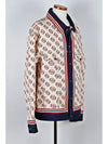 Logo printed cotton twill jacket 52 105 - GUCCI - BALAAN 5