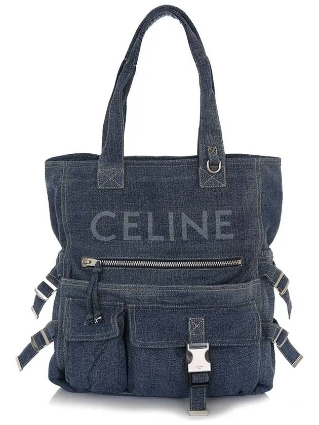 denim tote bag - CELINE - BALAAN 3