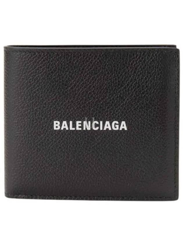 Logo Print Half Wallet Black - BALENCIAGA - BALAAN 2