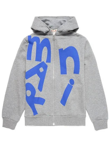 Kids Logo Printing Hooded Zip up M00457 M00LG 0M904 - MARNI - BALAAN 1