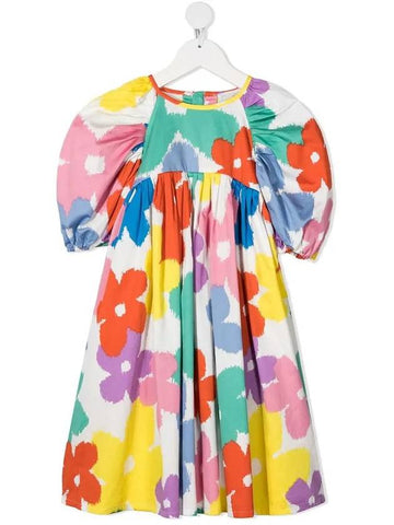 Kids Women s Floral Print Dress 602782 SQKA4 H903 - STELLA MCCARTNEY - BALAAN 1