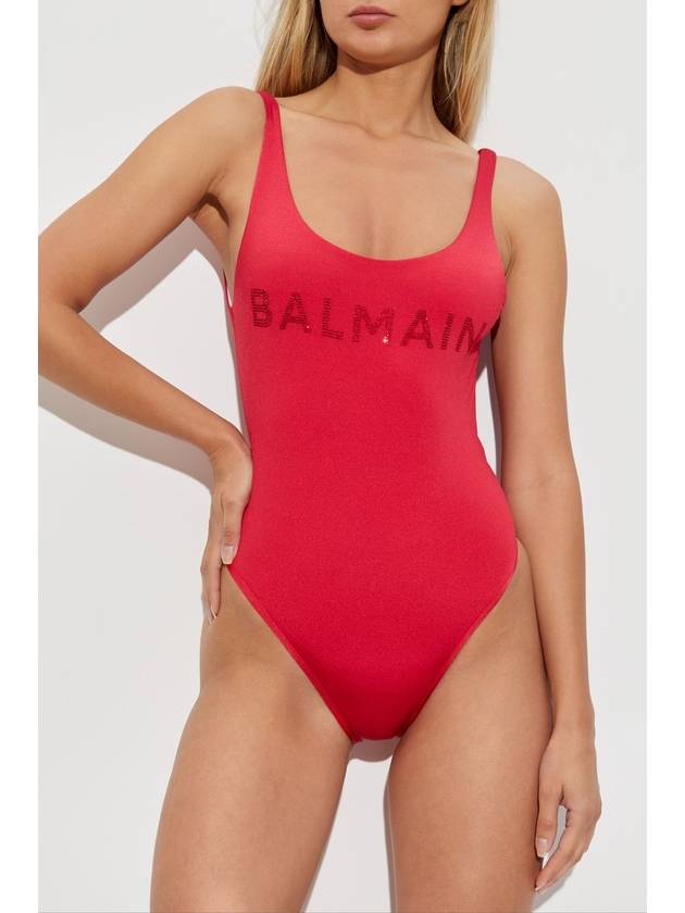 Balmain One-piece Swimsuit, Women's, Red - BALMAIN - BALAAN 2