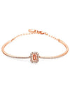 Millenia Octagon Cut Bracelet Rose Gold - SWAROVSKI - BALAAN 5