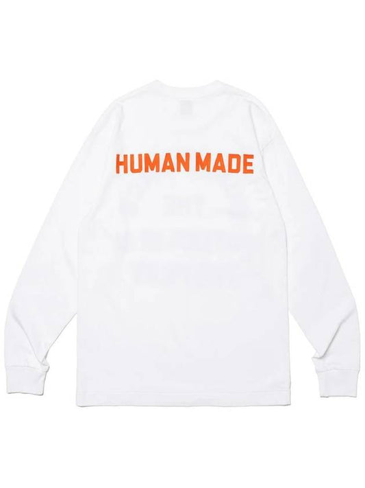 (HUMAN MADE) GRAPHIC L/S T-SHIRT - HM27CS014 WHITE - HUMAN MADE - BALAAN 2