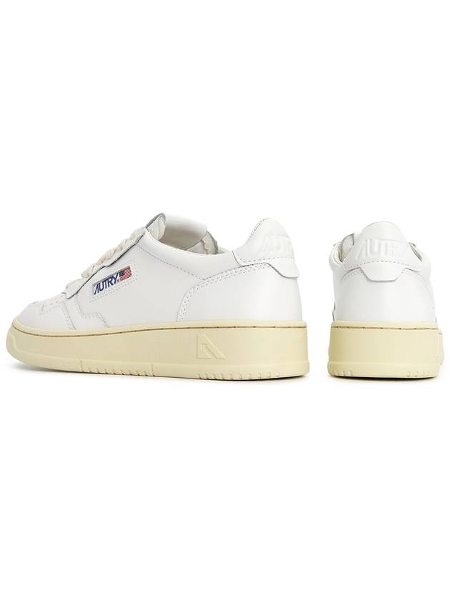 Medalist Leather Low Top Sneakers White - AUTRY - BALAAN 7