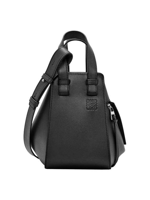 Hammock Compact Classic Calfskin Tote Bag Black - LOEWE - BALAAN 1