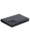 M69979 Ink Blue Grain Calfskin LV Aerogram Pocket Organizer Card Holder - SAINT LAURENT - BALAAN 4