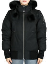 Orginal Debbie Shearling Bomber Jacket Black - MOOSE KNUCKLES - BALAAN 3