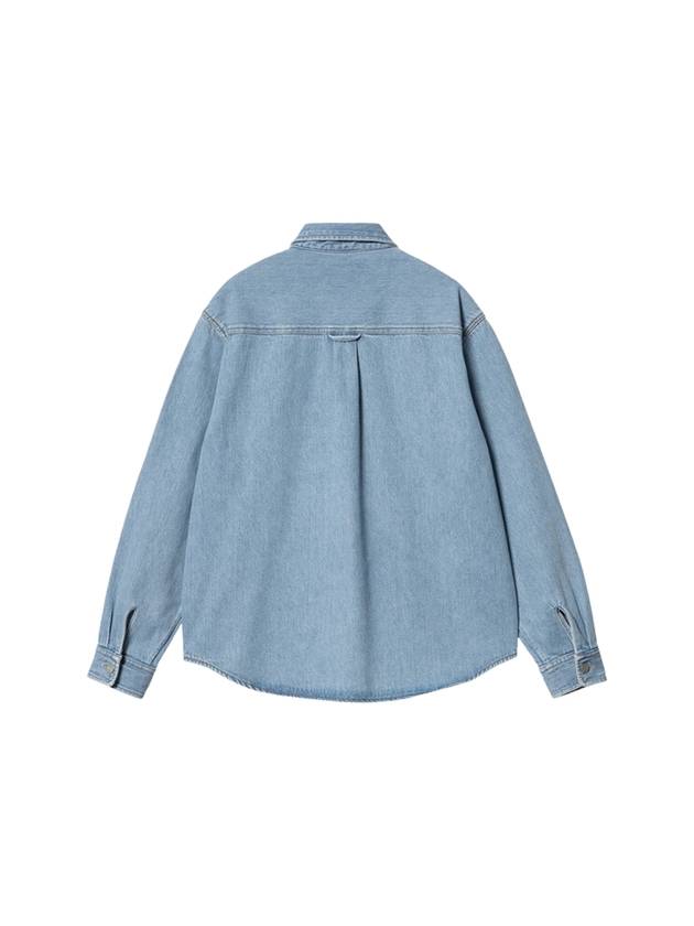 Harvey Shirt Denim Jacket Light Blue - CARHARTT WIP - BALAAN 3