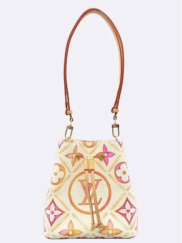 M25315 Coral Monogram Tile Coated Canvas Neonoe BB Tote Bag Shoulder Strap 2WAY - LOUIS VUITTON - BALAAN 4