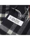 Classic Check Cashmere Scarf Grey - BURBERRY - BALAAN 10