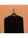 Men's Cash Light Crew Neck Knit Top Black - LORO PIANA - BALAAN 6