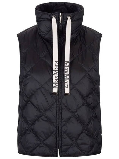 Tregic Water Repellant Technical Canvas Vest Black - MAX MARA - BALAAN 2