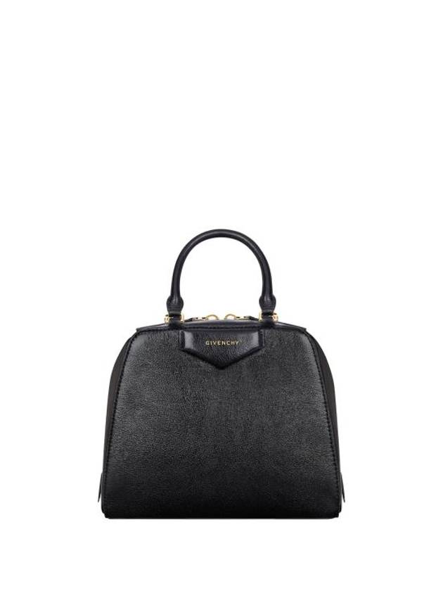 Antigona Cube Leather Mini Bag Black - GIVENCHY - BALAAN 2