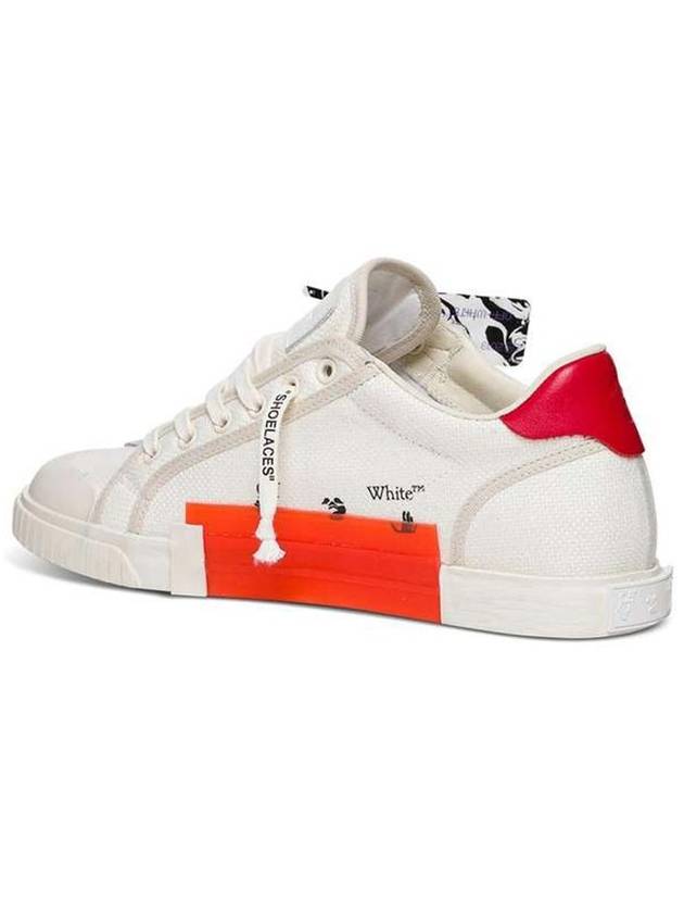 Arrow Red Tab Low Top Sneakers White Light Blue - OFF WHITE - BALAAN 4