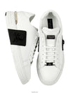 Kicks Rubber Rised Leather Low Top Sneakers White - PHILIPP PLEIN - BALAAN 3