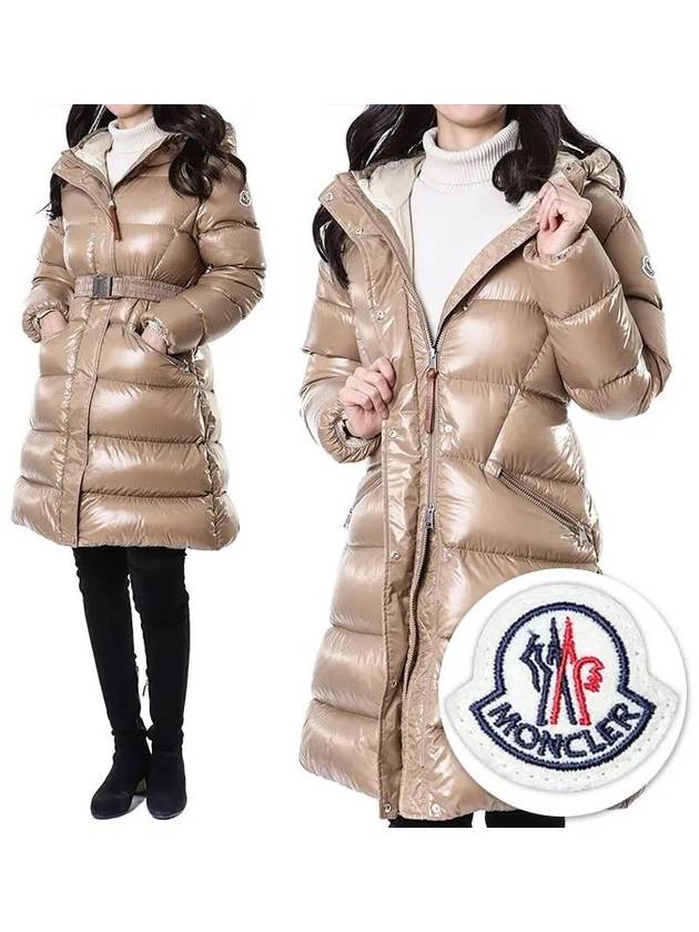 BELLEVUE Detachable belted women s hood long padding 1C00038 5963V 226 - MONCLER - BALAAN 2