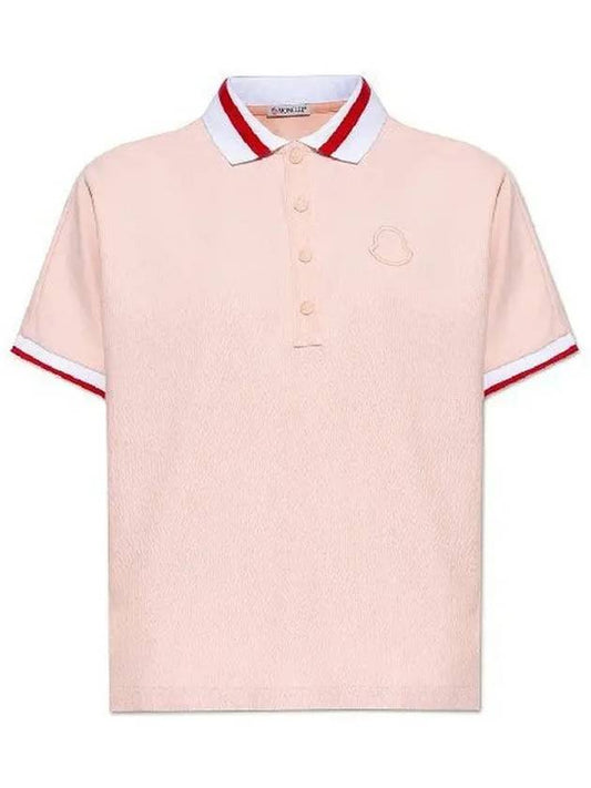 8A00001 84720 514 Pink Women’s Polo T-shirt - MONCLER - BALAAN 1