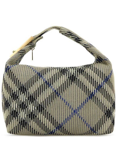 Peg Duffel Check Medium Tote Bag Lichen - BURBERRY - BALAAN 2