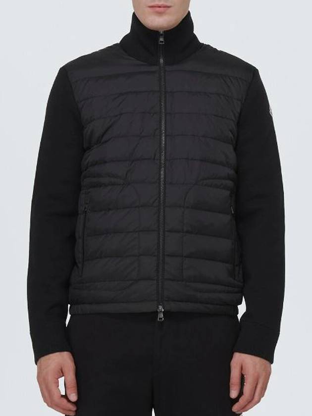 Men s knit padded jacket black 50700 - MONCLER - BALAAN 4