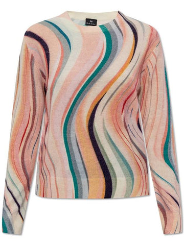 PS Paul Smith Patterned Sweater, Women's, Multicolour - PAUL SMITH - BALAAN 1