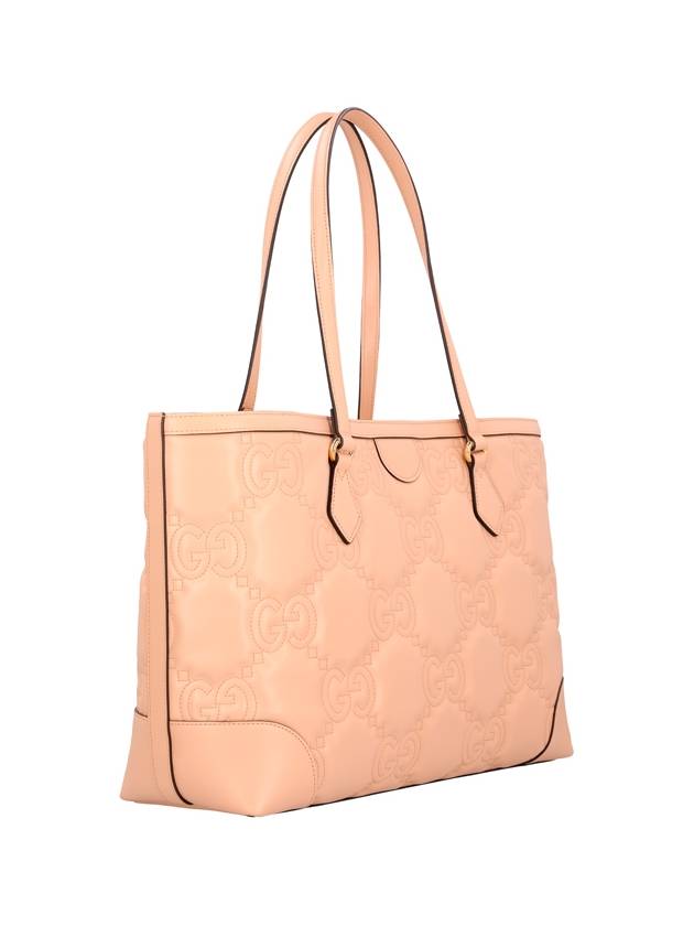 GG Matelasse Leather Medium Tote Bag Beige - GUCCI - BALAAN 3