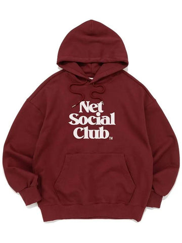 OG LOGO HOOD BURGUNDY - NET SOCIAL CLUB - BALAAN 1