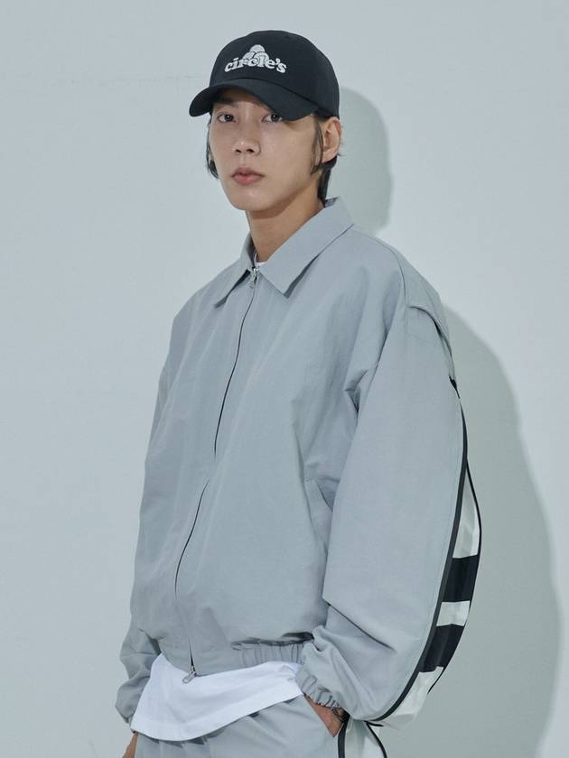 oblique line track jacket gray - BYL - BALAAN 1