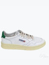 Medalist Green Tab Leather Low Top Sneakers White - AUTRY - BALAAN 2