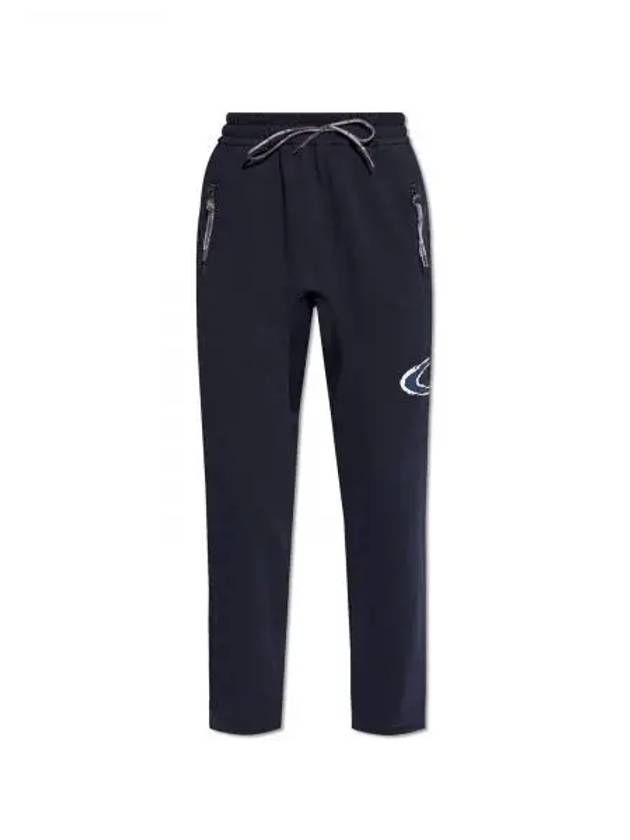 Time Machine Football Cotton Straight Pants Navy - VIVIENNE WESTWOOD - BALAAN 2