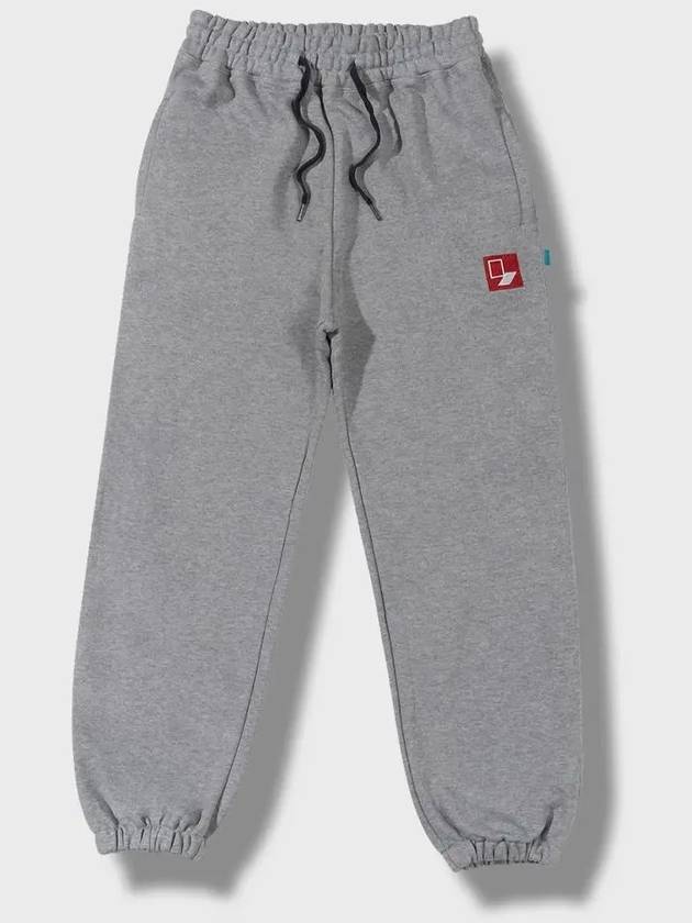 Unisex BXJGPT Door Box Sweat Jogger Pants Gray - CHANCE'S NOI - BALAAN 7