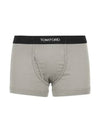 Logo Band Cotton Boxer Briefs Concrete - TOM FORD - BALAAN.