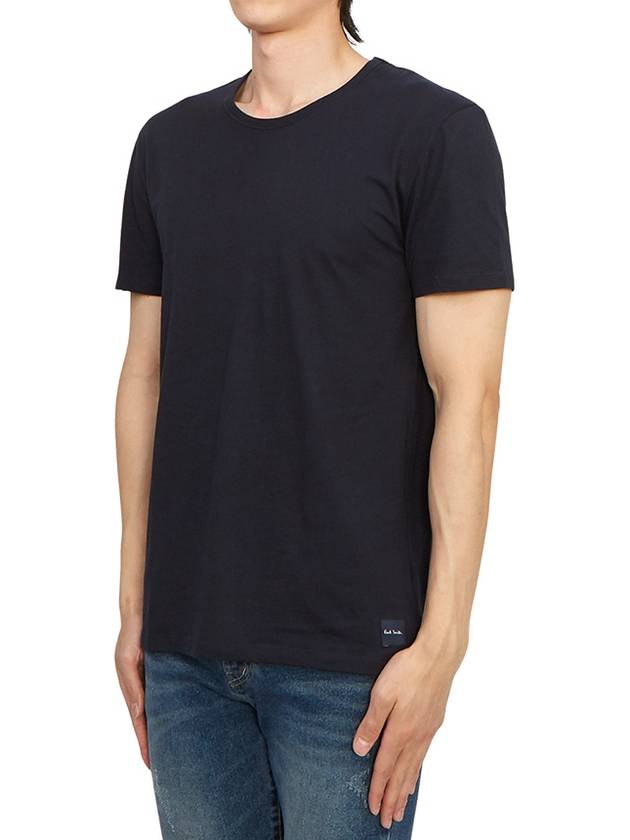 Men's Cotton Short Sleeve T-Shirt Navy - PAUL SMITH - BALAAN 3