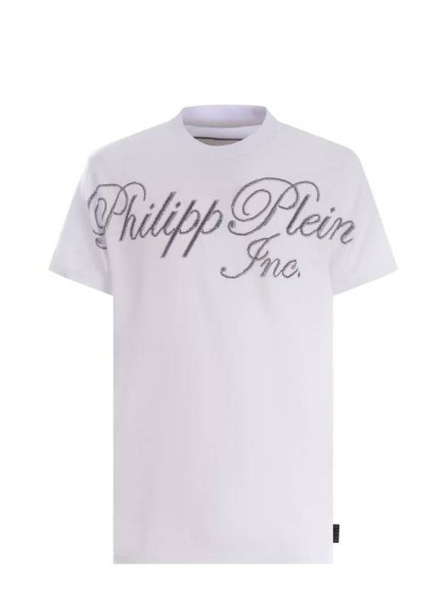 24SS Philipp Plein Long Sleeve T-Shirt MTK7067PJY002N 01 WHITE - PHILIPP PLEIN - BALAAN 1