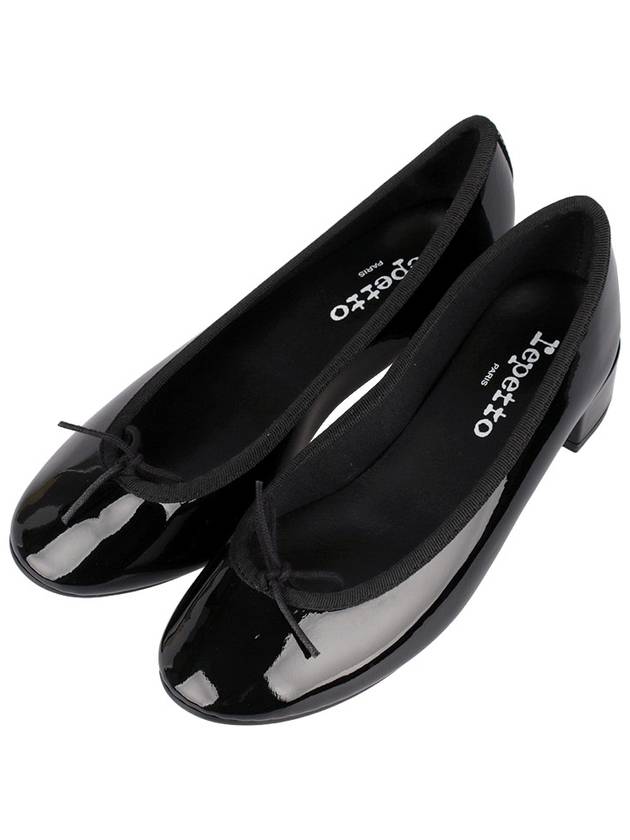 Women's Camille Patent Calfskin Pumps Black - REPETTO - BALAAN 3