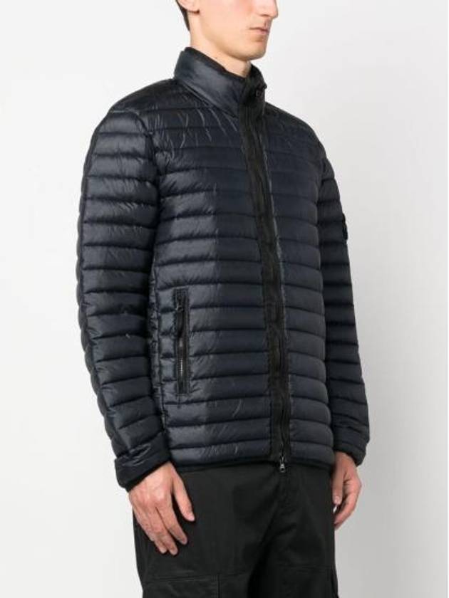 Men's Wappen Patch Padded Jacket Navy - STONE ISLAND - BALAAN 5