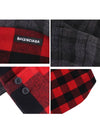 Flannel Check Overshirt 647364 TJM13 - BALENCIAGA - BALAAN 9