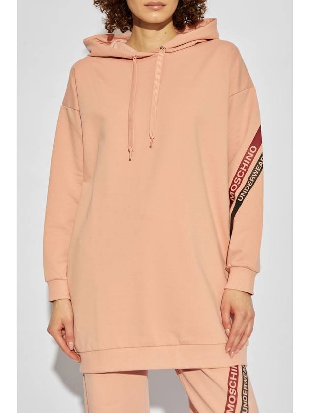 Moschino Sweatshirt From The Underwear Line, Women's, Pink - MOSCHINO - BALAAN 3