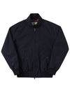 G9 Classic Original Harrington Zip-Up Jacket Dark Navy - BARACUTA - BALAAN 2