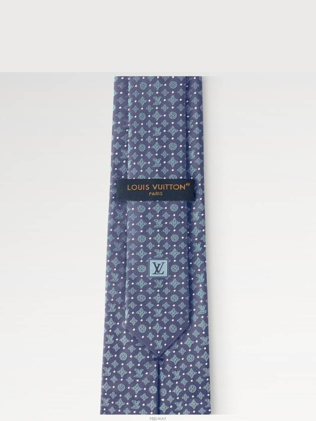 M90831 Monogram Shadow Dot Tie - LOUIS VUITTON - BALAAN 3