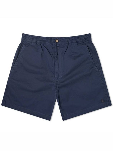 Men's Embroidered Pony Prepster Shorts Navy - POLO RALPH LAUREN - BALAAN 1