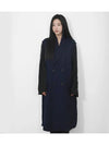 Back Stitch Belt Single Coat Navy - MAISON MARGIELA - BALAAN 3