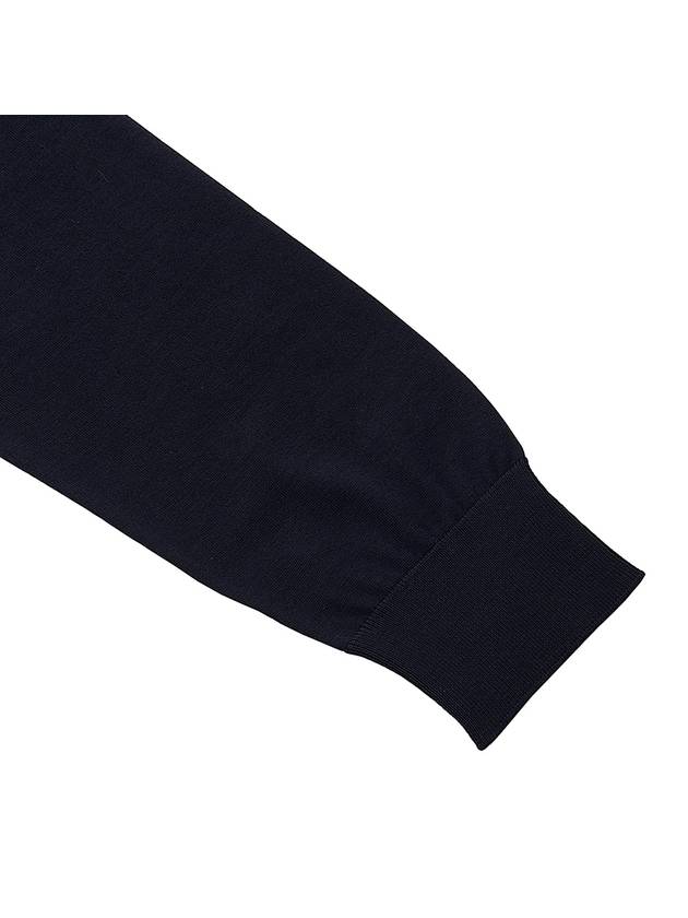 Cassetta Light Crew Neck Knit Top Navy - ERMENEGILDO ZEGNA - BALAAN 6