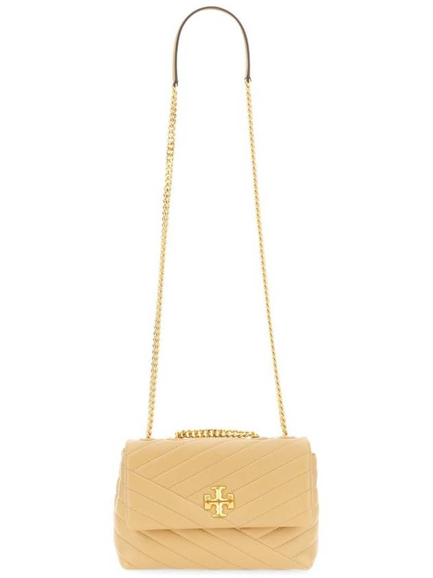 Kira Chevron Convertible Strap Small Shoulder Bag Desert Dune - TORY BURCH - BALAAN 2