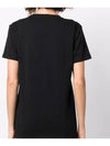 Annaxou Logo Patch Crew Neck Short Sleeve T-Shirt Black - ISABEL MARANT - BALAAN 6