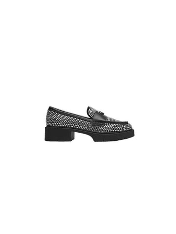 Leah Crystal Loafer Black - COACH - BALAAN 1